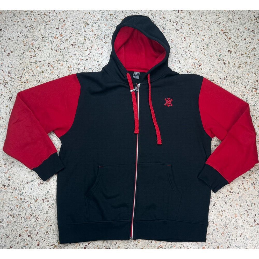 Avirex Men's Full‎ Zip Long Sleeve Hoodie Size XXL